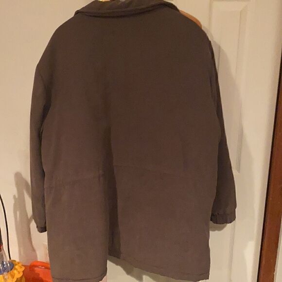 Mulberry Street Brown Quilted Coat Size 22/24 - Picture 2 of 5